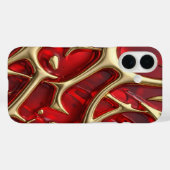 Amber & Gold #2 - iPhone 16 Hoesjes (Achterkant (horizontaal))