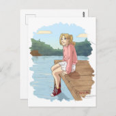 Amber in het Briefkaart Dock BlackFox (Voorkant / Achterkant)