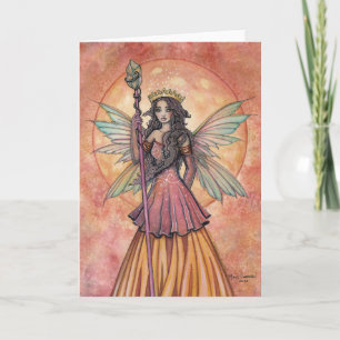 Amber Moon Fantasy Fairy Art beroemd gemaakt door Kaart