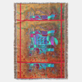 "Amber Opening" door Paul Buică Throw Blanket Deken (Voorkant Verticaal)