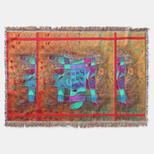 "Amber Opening" door Paul Buică Throw Blanket Deken (Voorkant)