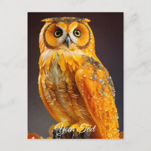 Amber Owl. Briefkaart