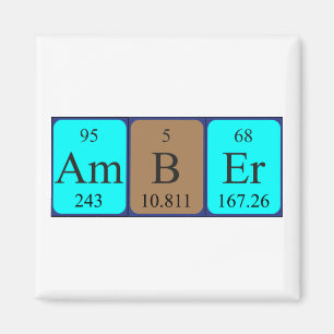 Amber periodiek table name magnet magneet