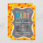 Amber Sinaasappel Camo; Camouflage Kaart (Voorkant / Achterkant)