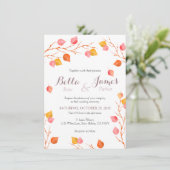 Amber Sky Autumn Leafs Invitations Mariages de aut (Debout devant)