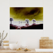 Amber Sky Poster (Keuken)