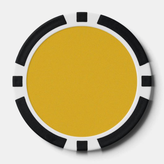 Amber Star Dust Poker Chips (Voorkant)