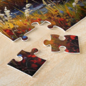 Amber Stilte Over de Velden Puzzel (Zijkant)