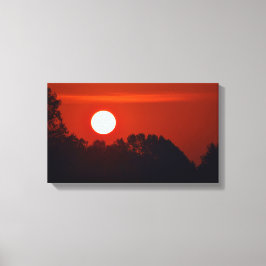 Amber Sunrise Canvas Afdruk
