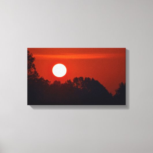 Amber Sunrise Canvas Afdruk (Voorkant)