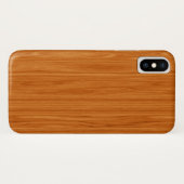 Amber Wood Graan Case-Mate iPhone Case (Achterkant (horizontaal))