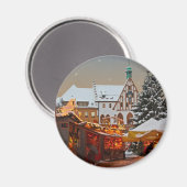 Amberg Weihnachtsmarkt Magneet (Voorkant / Achterkant)