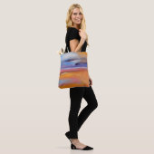 Ambergeel Abstracte Canvas tas (Op model)