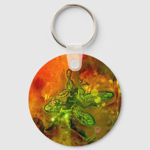 ambergeel sleutelhanger