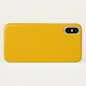 Ambergeel (vaste kleur) Case-Mate iPhone case (Achterkant (horizontaal))