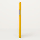 Ambergeel (vaste kleur) Case-Mate iPhone case (Achterkant / rechts)