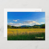 Ambergolven van graan briefkaart (Voorkant / Achterkant)