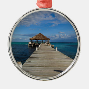 Ambergris Caye Belize Metalen Ornament