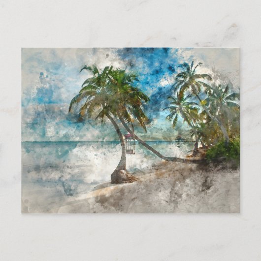 Ambergris Caye Belize reisbestemming Briefkaart (Voorkant)