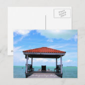 Ambergris Caye Secret Beach Briefkaart (Voorkant / Achterkant)