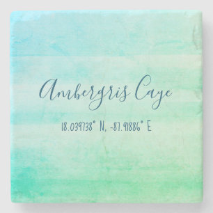 Ambergris Caye Stone Onderzetter