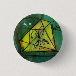 amberknop ronde button 3,2 cm