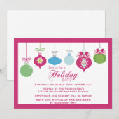 Ambiance chic branchée invitation à la fête de vac (Devant / Derrière)