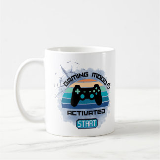 "Ambiance de jeu activée - Mug de café de joueur"