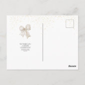 Ambiance de Noël cosy Carte de voeux pliée (Dos)