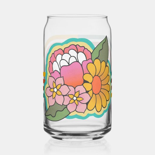 ambiance des années 70  fleurs (Gauche)