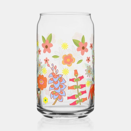 ambiance des années 70 fleurs (Gauche)