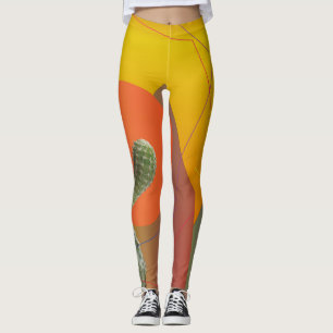 Ambiance estivale colorée Leggings personnalisés