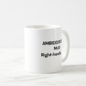 Ambidexterige Mok (Voorkant rechts)