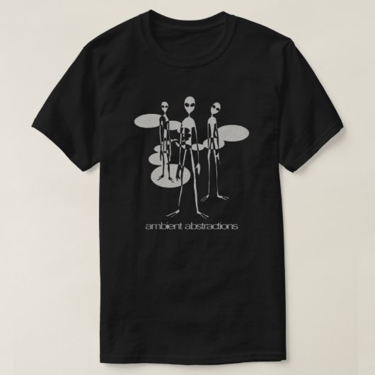 Ambient Abstractions Aliens Black Shirt (Design voorkant)