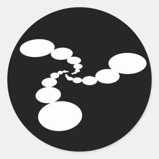 Ambient Abstractions S Crop Circle Glossy Stickers (Voorkant)