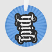 Ambigram van FlipScript Ornament (Cirkel) (voorkant)