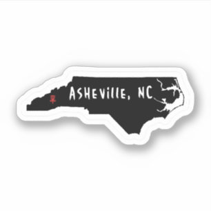 Ambiguous Disk Golf Asheville NC Sticker