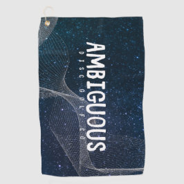Ambiguous Disk Golf Co Space Disk Towel Golfhanddoek