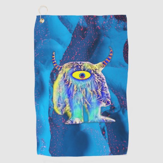 Ambiguous Disk Golf Disk Towel Golfhanddoek (Voorkant)