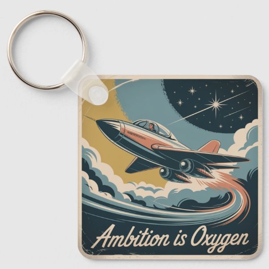 Ambitie is Zuurstof Sleutelhanger (Voorkant)