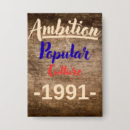 Ambitie: Populaire Cultuur Button