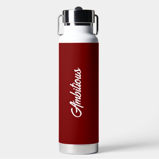 Ambitieuze waterfles (Voorkant)