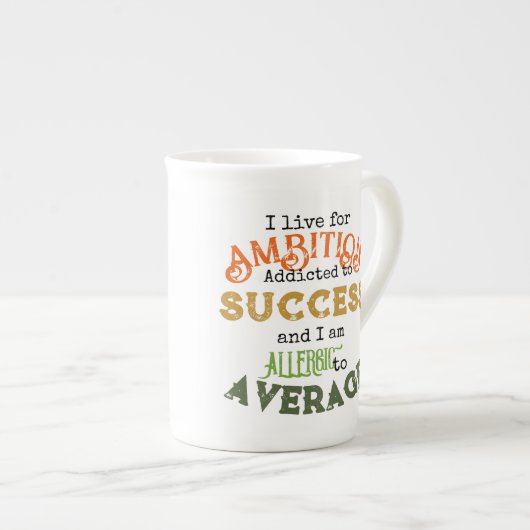 Ambition Bone China Mok (Voorkant rechts)
