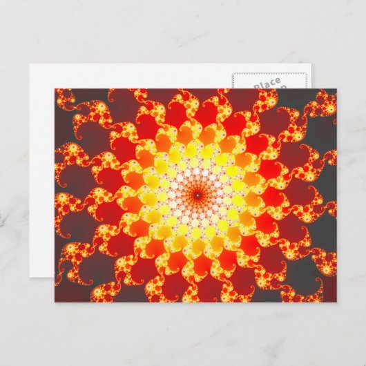 Ambition brûlante - Carte postale fragile (Devant / Derrière)