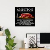 Ambition Fantasy (de)Motivator Poster (Thuiskantoor)