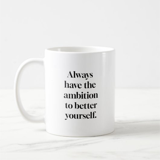 Ambition Mug (Gauche)