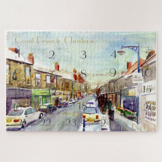 Amble By the Sea Advent Calendar Jigsaw Puzzle (Horizontal)