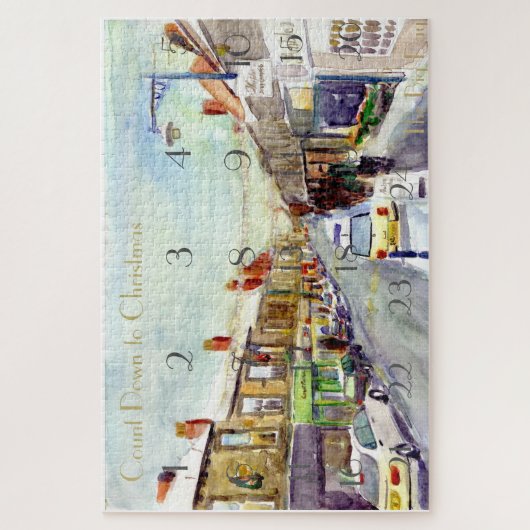 Amble By the Sea Advent Calendar Jigsaw Puzzle (Vertical)