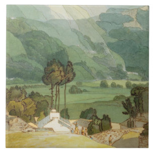 Ambleside, 1786 (met pen en inkt boven grafiet) tegeltje