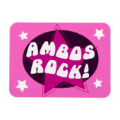 Ambo Driver Ambos Rock Funny Pink Magneet (Horizontaal)